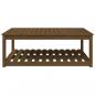 Preview: Gartentisch Honigbraun 121x82,5x45 cm Massivholz Kiefer