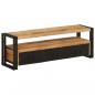 Preview: TV-Schrank 120x30x40 cm Massivholz Mango