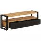 Preview: TV-Schrank 120x30x40 cm Massivholz Mango