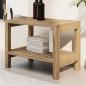 Preview: ARDEBO.de - Badezimmer-Beistelltisch 60x30x45 cm Massivholz Teak