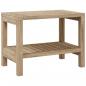 Preview: Badezimmer-Beistelltisch 60x30x45 cm Massivholz Teak