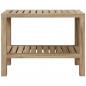 Preview: Badezimmer-Beistelltisch 60x30x45 cm Massivholz Teak