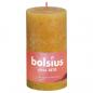 Preview: Bolsius Rustikale Stumpenkerzen Shine 4 Stk. 130x68 mm Honiggelb