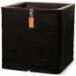 Preview: ARDEBO.de - Capi Blumentopf Nature Row Quadratisch 40x40 cm Schwarz KBLRO903 