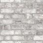 Preview: Homestyle Tapete Brick Wall Grau und Cremeweiß