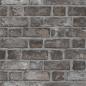 Preview: ARDEBO.de - Homestyle Tapete Brick Wall Schwarz und Grau