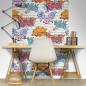 Preview: DUTCH WALLCOVERINGS Tapete Graffiti Mehrfarbig L179-05