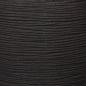 Preview: Capi Blumentopf Nature Rib Quadratisch 40 x 40 cm Schwarz KBLR903