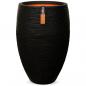 Preview: ARDEBO.de - Capi Vase "Nature Rib" Elegant Deluxe 40 x 60 cm Schwarz