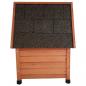 Preview: @Pet Outdoor Katzenhaus 57x45x43 cm Holz Braun