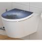 Preview: SCHÜTTE Toilettensitz mit Absenkautomatik WATER LILY Duroplast