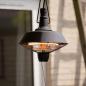 Preview: Sunred Deckenheizstrahler Indus 2100 W Halogen Schwarz RSH16