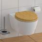 Preview: ARDEBO.de - SCHÜTTE WC-Sitz mit Absenkautomatik NATURAL BAMBOO