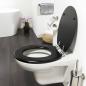 Preview: Tiger Toilettensitz Blackwash Absenkautomatik MDF Schwarz 252030746