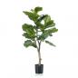 Preview: ARDEBO.de - Emerald Geigenfeige Ficus lyrata Künstlich 90 cm