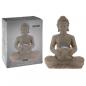 Preview: ProGarden Gartenfigur Buddha mit Solarleuchte