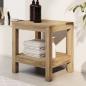 Preview: ARDEBO.de - Badezimmer-Beistelltisch 45x35x45 cm Massivholz Teak