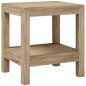 Preview: Badezimmer-Beistelltisch 45x35x45 cm Massivholz Teak