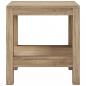 Preview: Badezimmer-Beistelltisch 45x35x45 cm Massivholz Teak