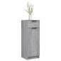 Preview: Badschrank Grau Sonoma 32x34x90 cm Holzwerkstoff