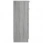 Preview: Badschrank Grau Sonoma 32x34x90 cm Holzwerkstoff