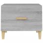 Preview: Couchtische 2 Stk. Grau Sonoma 50x50x40 cm Holzwerkstoff