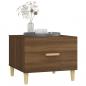 Preview: Couchtische 2 Stk. Braun Eichen-Optik 50x50x40 cm Holzwerkstoff