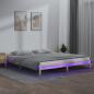 Preview: ARDEBO.de - Massivholzbett mit LEDs 120x200 cm