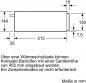 Preview: Bosch BIC630NS1 Wärmeschublade, Nischenhöhe: 14cm, grifflos, edelstahl