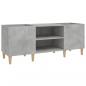 Preview: Plattenschrank Betongrau 121x38x48 cm Holzwerkstoff