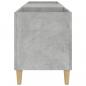 Preview: Plattenschrank Betongrau 121x38x48 cm Holzwerkstoff