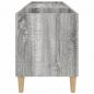 Preview: Plattenschrank Grau Sonoma 121x38x48 cm Holzwerkstoff