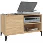 Preview: Plattenschrank Sonoma-Eiche 84,5x38x48 cm Holzwerkstoff