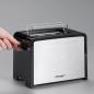 Preview: Cloer 3210 2-Scheiben-Toaster, 825W, schwarz-edelstahl