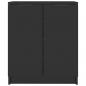 Preview: Schuhschrank Schwarz 59x35x70 cm Holzwerkstoff