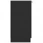 Preview: Schuhschrank Schwarz 59x35x70 cm Holzwerkstoff