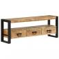 Preview: ARDEBO.de - TV-Schrank 120x30x45 cm Massivholz Mango