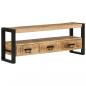 Preview: TV-Schrank 120x30x45 cm Massivholz Mango