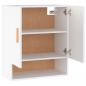 Preview: Wandschrank Weiß 60x31x70 cm Holzwerkstoff