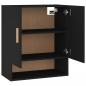 Preview: Wandschrank Schwarz 60x31x70 cm Holzwerkstoff