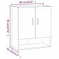 Preview: Wandschrank Sonoma-Eiche 60x31x70 cm Holzwerkstoff