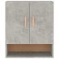 Preview: Wandschrank Betongrau 60x31x70 cm Holzwerkstoff