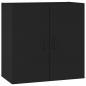 Preview: Wandschrank Schwarz 60x31x60 cm Holzwerkstoff