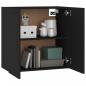 Preview: Wandschrank Schwarz 60x31x60 cm Holzwerkstoff