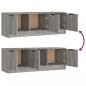 Preview: TV-Schrank Grau Sonoma 102x35x36,5 cm Holzwerkstoff