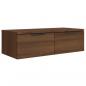 Preview: Wandschrank Braun Eichen-Optik 68x30x20 cm Holzwerkstoff