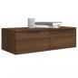 Preview: Wandschrank Braun Eichen-Optik 68x30x20 cm Holzwerkstoff