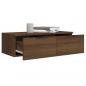 Preview: Wandschrank Braun Eichen-Optik 68x30x20 cm Holzwerkstoff