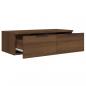 Preview: Wandschrank Braun Eichen-Optik 68x30x20 cm Holzwerkstoff