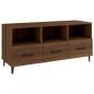 Preview: TV-Schrank Braun Eichen-Optik 102x35x50 cm Holzwerkstoff